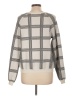 By Anthropologie Houndstooth Silver Pullover Sweater Size L - photo 2