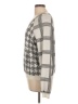 By Anthropologie Houndstooth Silver Pullover Sweater Size L - photo 5