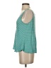 ALTERNATIVE 100% Linen Teal Sleeveless Top Size S - photo 5