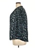 Worthington 100% Polyester Floral Blue 3/4 Sleeve Blouse Size XXL - photo 5