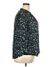 Worthington 100% Polyester Floral Blue 3/4 Sleeve Blouse Size XXL - photo 4