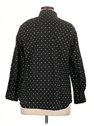 Jessica London Long Sleeve Button-Down Shirt (view 2)