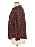 Bar III Floral Brown Long Sleeve Blouse Size 1X - photo 5