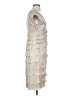 Cache Gold Ivory Cocktail Dress Size 4 - photo 4