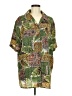 Assorted Brands 100% Polyester Tropical Green Short Sleeve T-Shirt Size 18 - photo 1