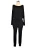 Express Solid Black Jumpsuit Size M - photo 1