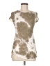 Blush Tie-dye Tan Short Sleeve Top Size M - photo 1