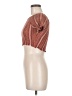 Angie Orange Short Sleeve Top Size M - photo 5