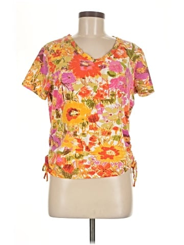Caribbean Joe Short Sleeve Blouse (view 1)