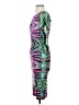 Bebe Graphic Purple Cocktail Dress Size XXS - photo 5