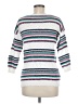 American Living Stripes White Pullover Sweater Size M - photo 2