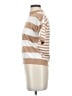 Ann Taylor Stripes Tan Short Sleeve Top Size S - photo 5