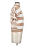 Ann Taylor Stripes Tan Short Sleeve Top Size S - photo 4