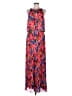 Xscape 100% Polyester Print Pink Casual Dress Size 12 - photo 1