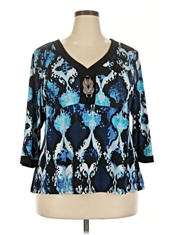 Elementz 3/4 Sleeve Blouse (view 1)