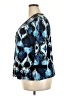 Elementz Blue 3/4 Sleeve Blouse Size 2X - photo 5