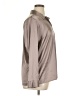 Express Metallic Gray Long Sleeve Blouse Size XL - photo 4