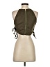 ANGL Brown Sleeveless Blouse Size S - photo 2