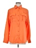 Unbranded 100% Polyester Orange Long Sleeve Blouse Size M - photo 1