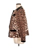 Chico's 100% Cotton Animal Print Brown Jacket Size Lg (2) - photo 5