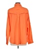 Unbranded 100% Polyester Orange Long Sleeve Blouse Size M - photo 2