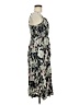 Old Navy 100% Rayon Paisley Black Gray Cocktail Dress Size M - photo 4