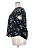 41Hawthorn 100% Polyester Floral Black Short Sleeve Blouse Size XXL - photo 5
