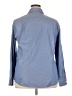 Coldwater Creek Blue Long Sleeve Button-Down Shirt Size 2X - photo 2