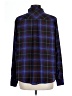 Torrid 100% Polyester Plaid Blue Long Sleeve Blouse Size Lg Plus (0) - photo 2