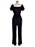 Derek Heart Solid Black Jumpsuit Size L - photo 2
