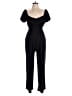 Derek Heart Solid Black Jumpsuit Size L - photo 1