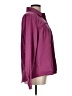 Pacific Trail 100% Polyester Solid Burgundy Long Sleeve Blouse Size L - photo 4