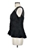 Nanette Lepore 100% Silk Black Sleeveless Silk Top Size 8 - photo 5