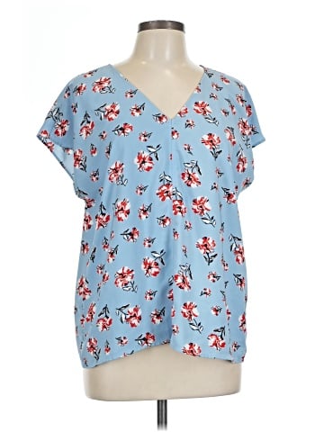 Hilary Radley Short Sleeve Blouse (view 1)