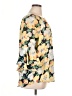 Chaps 100% Polyester Floral Yellow 3/4 Sleeve Blouse Size XL - photo 4