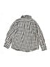 Crewcuts 100% Cotton Checkered-gingham Ivory Long Sleeve Button-Down Shirt Size 4 - 5 - photo 2