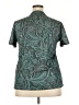 Unbranded Paisley Teal Short Sleeve Top Size XXL - photo 2