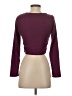 Le Lis 100% Polyester Burgundy Cardigan Size S - photo 2