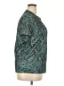 Unbranded Paisley Teal Short Sleeve Top Size XXL - photo 4