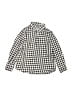 Crewcuts 100% Cotton Checkered-gingham Ivory Long Sleeve Button-Down Shirt Size 4 - 5 - photo 1