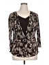 Nicola 100% Polyester Black Long Sleeve Blouse Size XL - photo 1