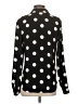 Ann Taylor Polka Dots Black Long Sleeve Blouse Size S - photo 2