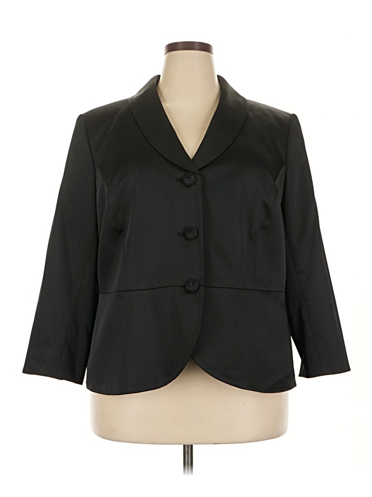 Pre-owned Le Suit Blazer Jacket In Black