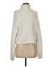 Identify Solid Ivory Turtleneck Sweater Size S - photo 1
