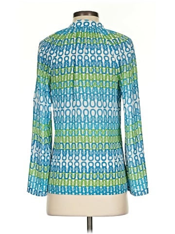 Trina Turk 3/4 Sleeve Silk Top (view 2)