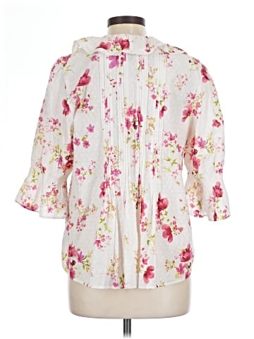 Anthropologie 3/4 Sleeve Blouse (view 2)