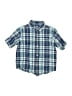 Janie and Jack Plaid Blue Short Sleeve Button-Down Shirt Size 2T - photo 1
