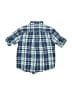 Janie and Jack Plaid Blue Short Sleeve Button-Down Shirt Size 2T - photo 2