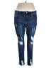 S.O.N.G. Solid Blue Jeans Size 17 - photo 1