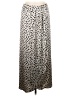 Sincerely Jules Animal Print Silver Casual Skirt Size L - photo 1